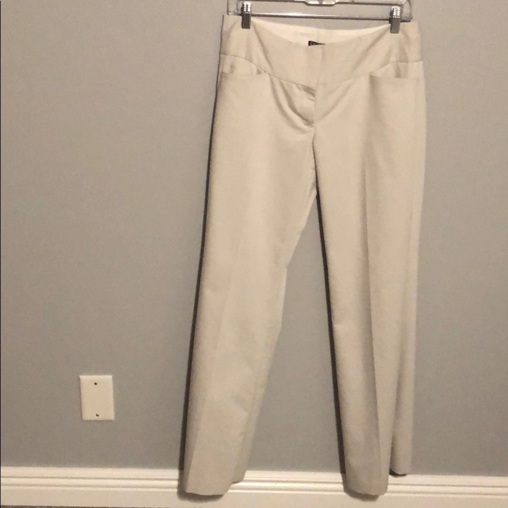 EXPRESS. pin stripe editor pant. 6 regular.
